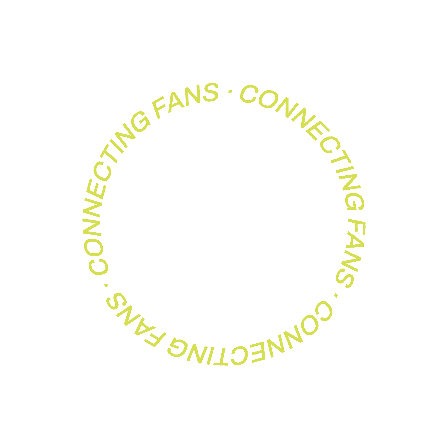 running text - Connecting fans